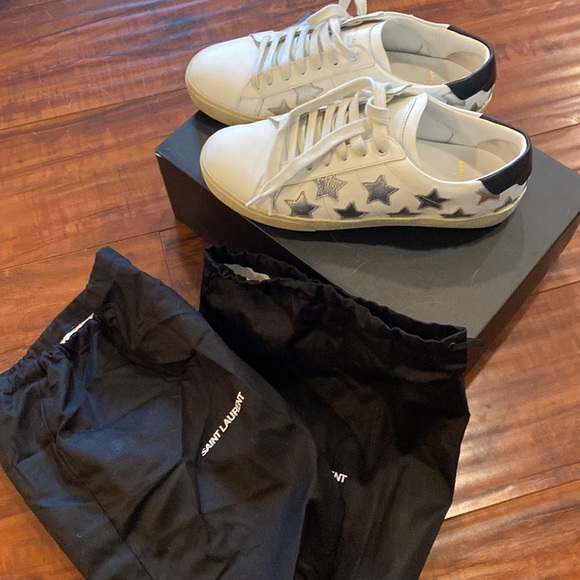 Saint Laurent Women Sneaker Court Star size 37.5 - Picture 7 of 7